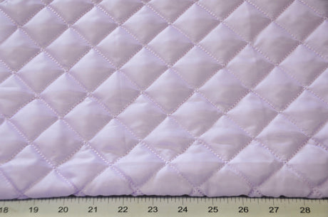 Quilted Polyester Batting Fabric - Diamond Quilted Padded Lining, 58/60" Width (1 Yard)