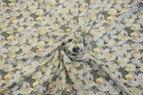 Spring Floral Rayon Challis Fabric - Floral Print, 58/60" Width (By The Continuous Yard)