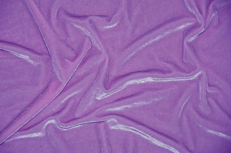 Stretch Velvet Spandex Fabric - Solid, 58" Width (1 Yard)
