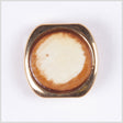 Gold Beige Metal Button - 28L/18mm