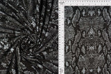 Snake Skin Print Stretch Knit