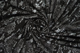 Snake Skin Print Stretch Knit
