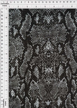 1 Yard Polyester Spandex DTY Brush Snake Skin Print Animal Fabric 58/60" Width