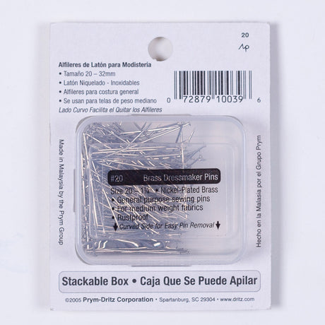 Dritz Brass Dressmaker Pins - 200ct