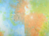 1 Yard Cashmere Sweater Tie Dye Fabric 190 GSM Polyester Spandex Blend 58/60" Width