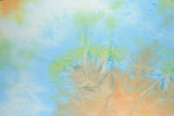 Sweater Knit Tie-Dye Fabric Yellow Orange