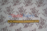 Chantilly Lace Polyester Fabric - Floral Embroidery, Sheer Mesh, 52" Width (1 Yard)