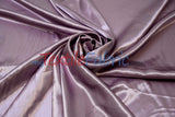 Charmeuse Satin Polyester Fabric - Solid, 58/60" Width, Multiple Colors (1 Yard)