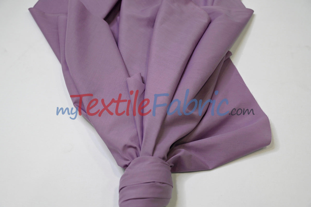 Polyester Cotton Broadcloth Fabric - Solid Colors, 58/60" Width (1 Yard)