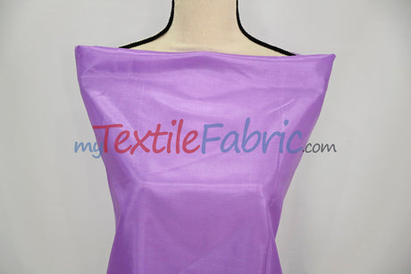 Polyester Silky Habotai Lining Polyester Fabric - Solid Multiple Colors, 58" Width (Continuous Yards)