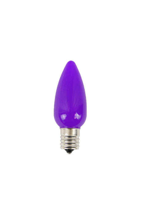 C9 Wonderful LED SMD Bulb (25 bulbs/bag) - Frosted, Purple