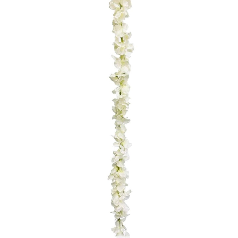 Hydrangea Garland Cream Silk Flowers