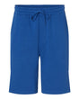 Men's Relaxed-Fit Midweight Fleece Shorts in Army size XS