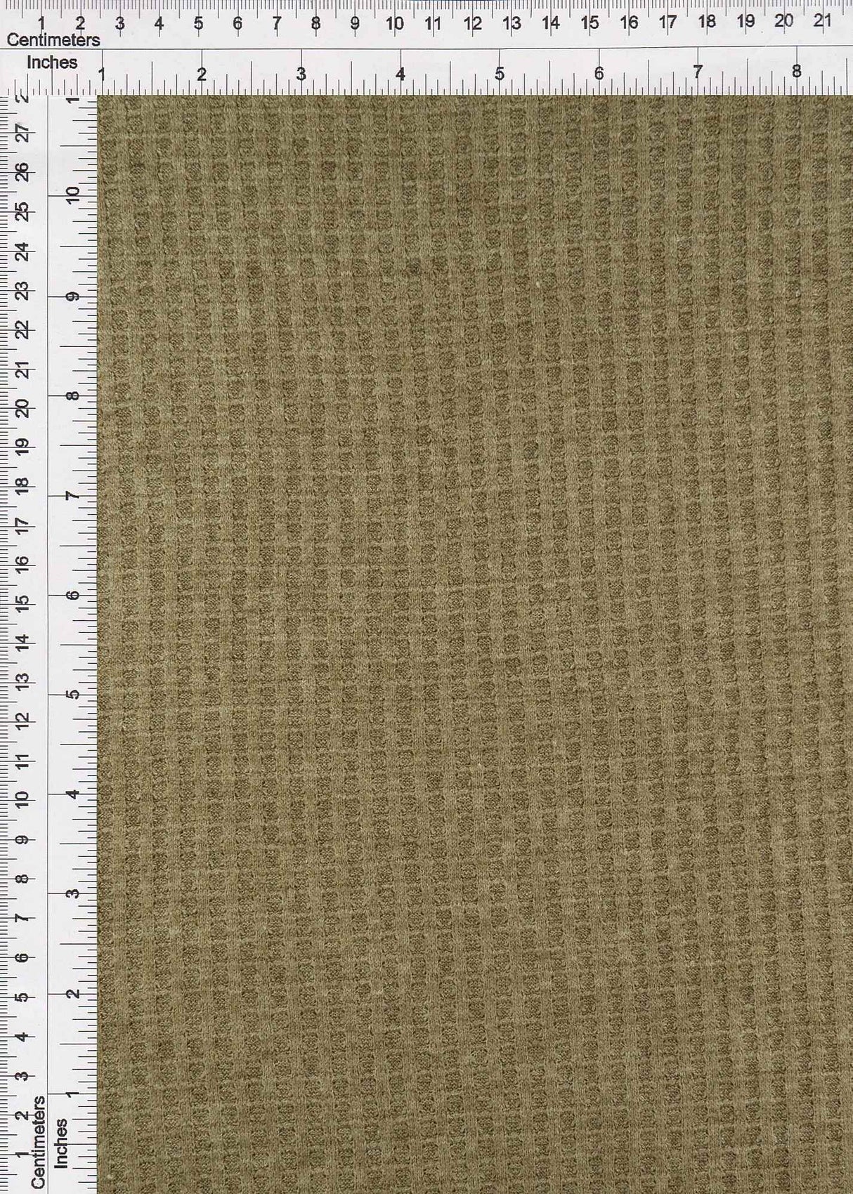 Melange Waffle Knit Fabric 1 Yard Soft Stretch Textured 58/60" Wide