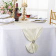 Sequin Table Runner 13x108 Ivory