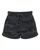 Shorts de Forro Polar Ligeros California Wave Wash para Mujer