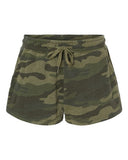 Shorts de Forro Polar Ligeros California Wave Wash para Mujer