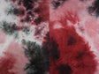 DTY Brushed Tie-Dye Stretch Knit Burgundy
