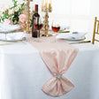Sequin Table Runner 13x108 Blush Pink/Rose Gold