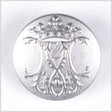 Matte Silver Metal Blazer Button - 36L/23mm