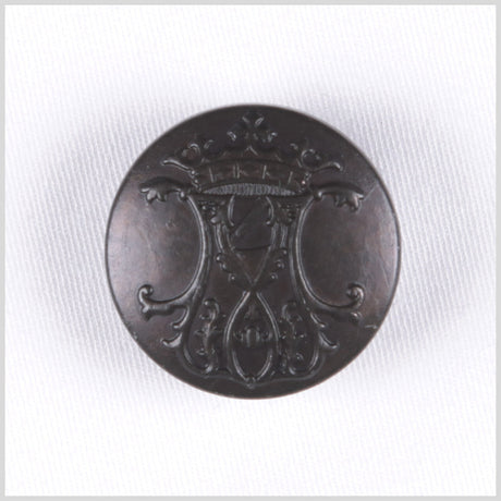 Black Matte Metal Blazer Button - 36L/23mm