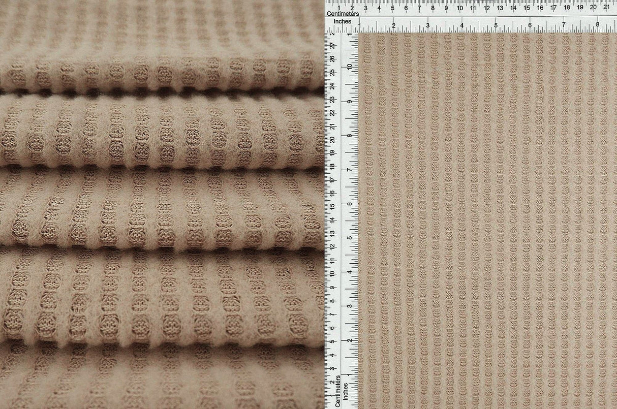 Brushed Solid Stretch Knit Fabric