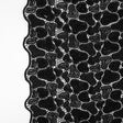 Fancy Beaded Guipure Lace - Black