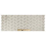 Fancy Beaded Guipure Lace - Silver