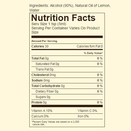 Nielsen-Massey Pure Lemon Extract, 2 Oz
