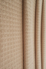 Waffle Stretch Knit Fabric Solid