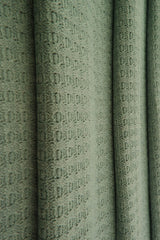 Waffle Stretch Knit Fabric Solid