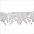 5" Metallic Silver Lace Trim