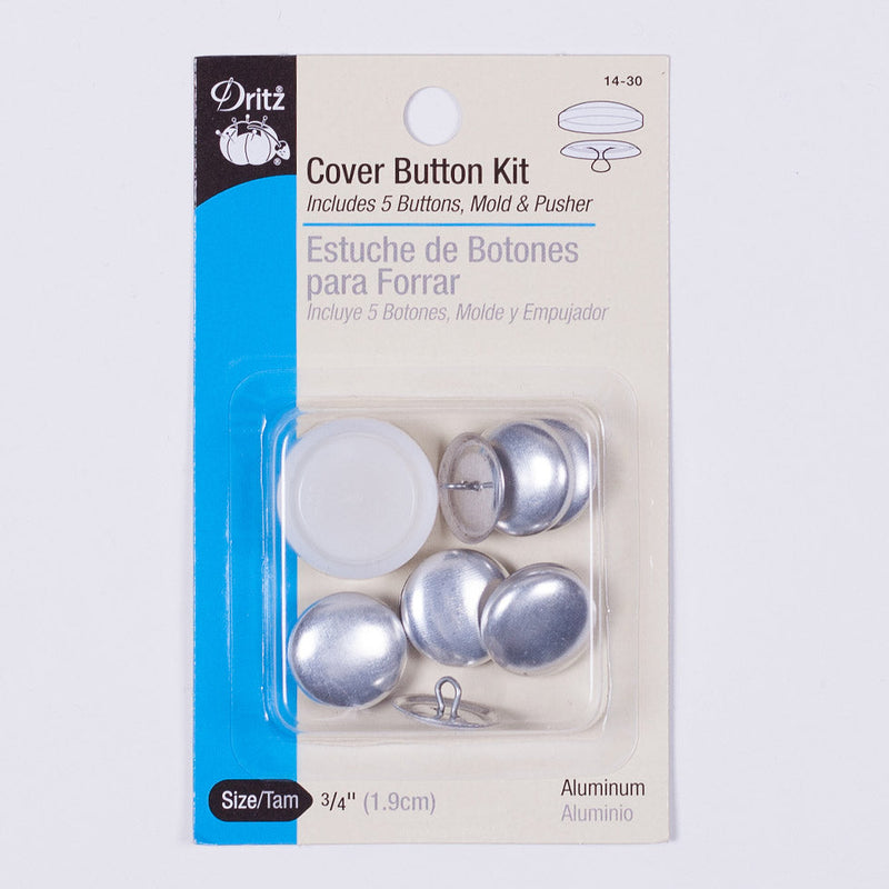Dritz Cover Button Kit 3/4" Al