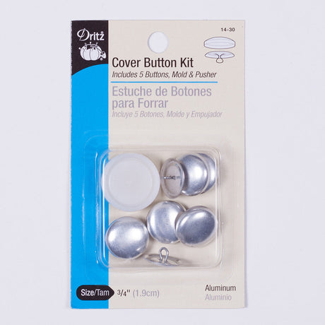 Dritz Cover Button Kit 3/4" Al
