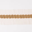 1.5" Gold Rhinestone Beaded Trim