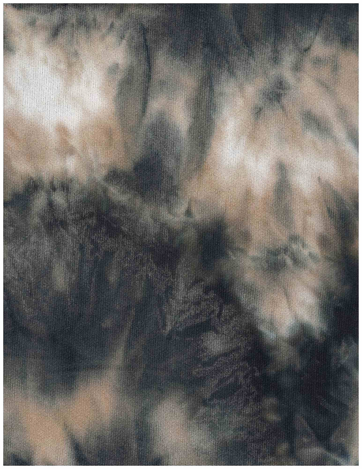 Brushed Tie-Dye Stretch Knit Fabric