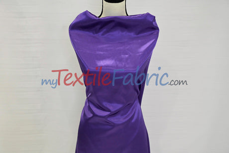 Charmeuse Satin Polyester Fabric - Solid, 58/60" Width, Multiple Colors (1 Yard)