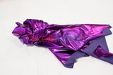 Metallic Foil Spandex Lame Spandex Fabric - All Over Foil, 60" Width (1 Yard)