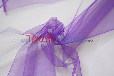 Hard Net Crinoline Polyester Fabric - Sheer Stiff Netting, 60" Width (Yards)
