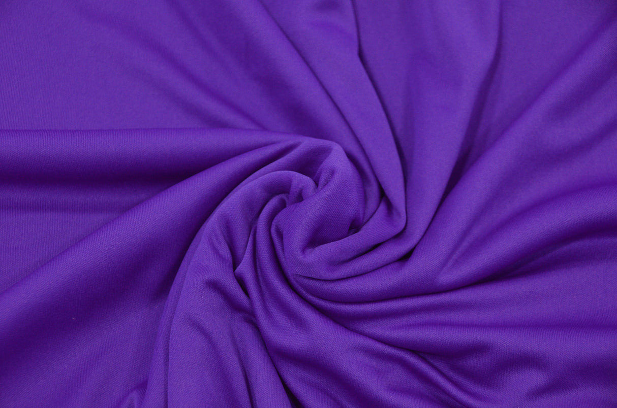 Interlock 70 Denier Polyester Fabric - Solid White, Ivory, Black, 58/60" Width (1 Yard)