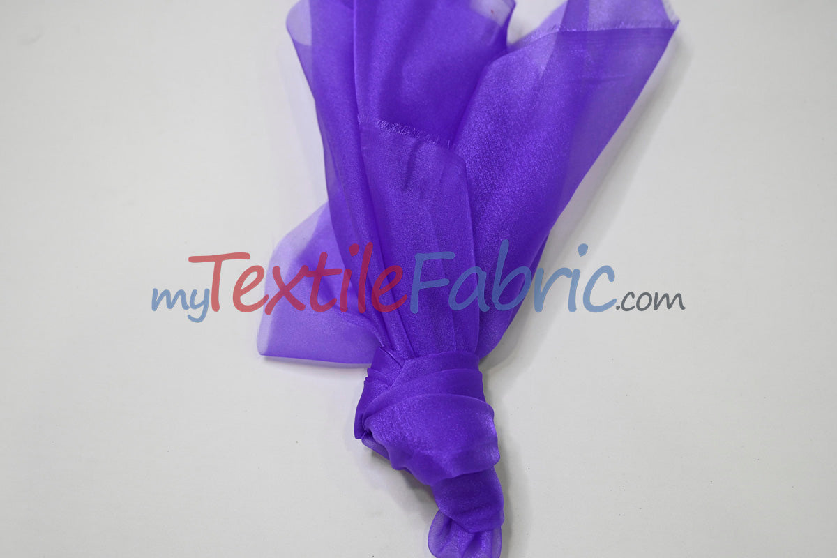 Crystal Organza Nylon Fabric - Sheer Sparkling, 45" Width (1 Yard)