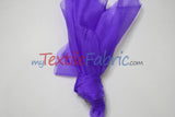 Crystal Organza Nylon Fabric - Sheer Sparkling, 45" Width (1 Yard)
