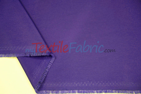 Peachskin Polyester Fabric - Solid Matte Finish, 58/60" Width (1 Yard)