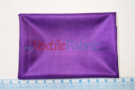 Polyester Silky Habotai Lining Polyester Fabric - Solid, 58" Wide (Sample Swatch)