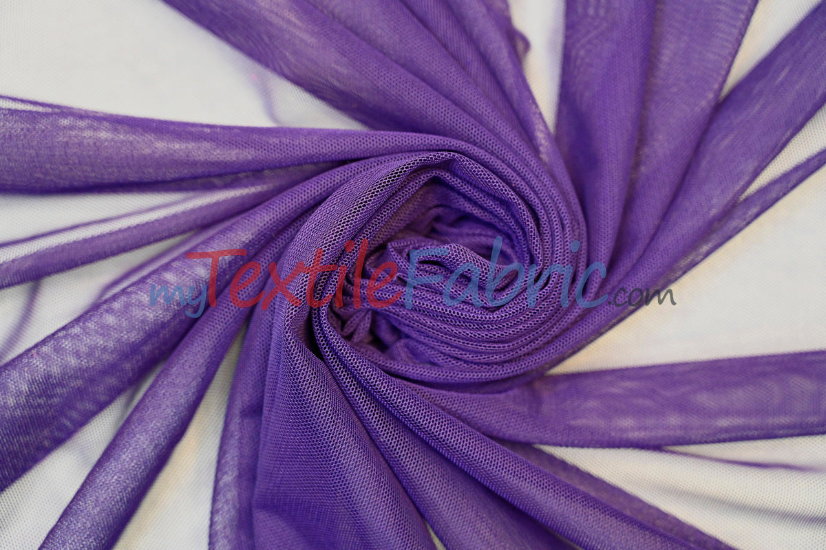 Super Soft Power Mesh Spandex Fabric - Multiple Colors, 58/60" Width (1 Yard)
