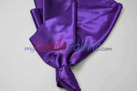 Stretch Charmeuse Satin Fabric - 96% Polyester 4% Spandex, Solid, 58/60" Width (Yards, Bolts, Sample Swatches)