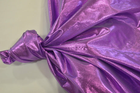 Tissue Lame Nylon Metallic Fabric - Solid Sheen, 44/45" Width (1 Yard)