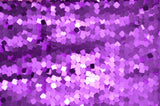 Dull Square Dazzle Polyester Fabric - Square Sequins, Sheer Mesh, 52" Width (1 Yard)