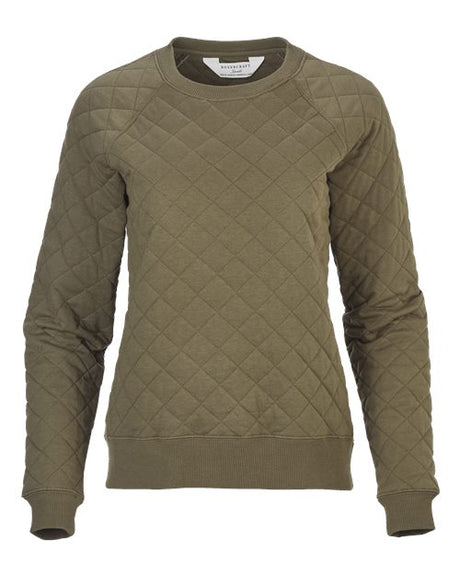 Boxercraft Women's Quilted Crewneck Pullover