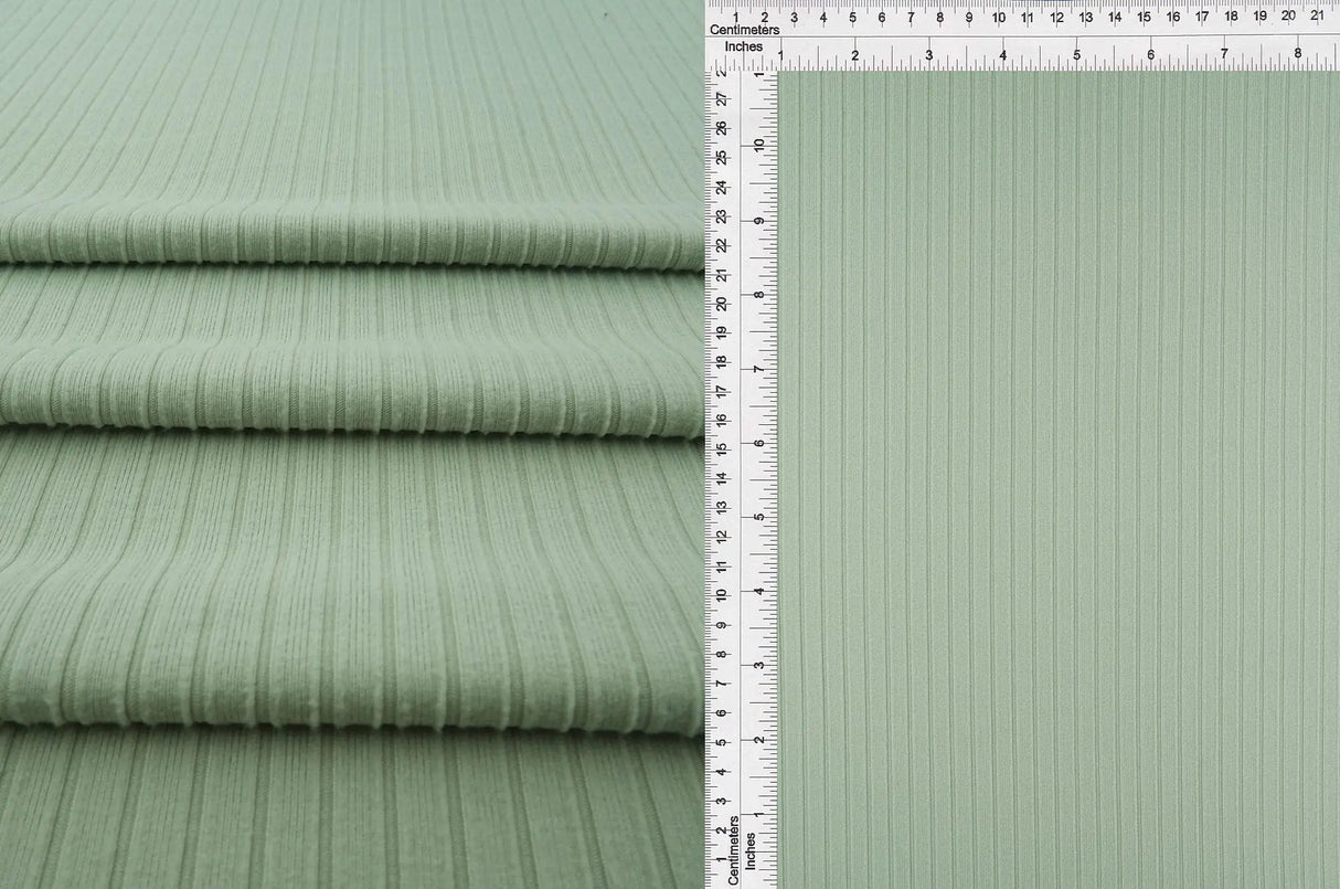 1 Yard Yummy Rib 8x3 Solid Stretch Knit Fabric 58 Inch Wide